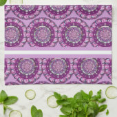 Kardinaal Red Rosace Theedoek (Gevouwen)