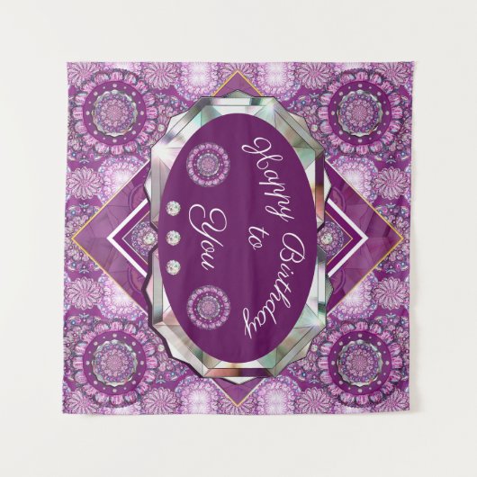 Kardinaal Red Rosace Wandkleed (Voorkant (horizontaal))