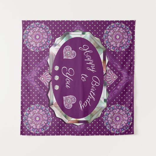 Kardinaal Red Rosace Wandkleed (Voorkant (horizontaal))