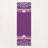 Kardinaal Red Rosace Yogamat (Achterkant)