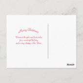 Kardinaal Redbird Snow Briefkaart (Achterkant)