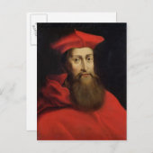 Kardinaal Reginald Pole aartsbisschop van Canterbu Briefkaart (Voorkant / Achterkant)
