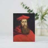 Kardinaal Reginald Pole aartsbisschop van Canterbu Briefkaart (Staand voorkant)