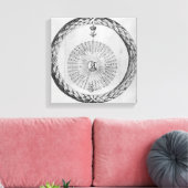 Kardinaal Richelieu als het centrum van de zon Canvas Afdruk (Insitu (Woonkamer))