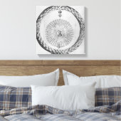 Kardinaal Richelieu als het centrum van de zon Canvas Afdruk (Insitu (Slaapkamer))