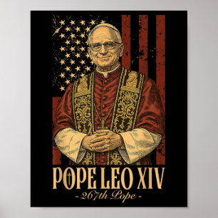 Kardinaal Robert Prevost Paus Leo XIV 1 Poster