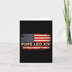 Kardinaal Robert Prevost Paus Leo Xiv 2025 VS Vlag Kaart
