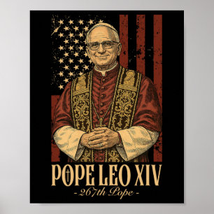 Kardinaal Robert Prevost Paus Leo XIV Poster