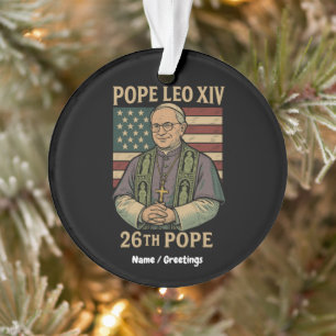 Kardinaal Robert Prevost verkozen tot paus Leo XIV Ornament
