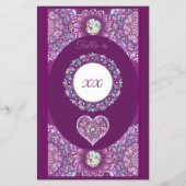 Kardinaal rode Rosace (Achterkant)