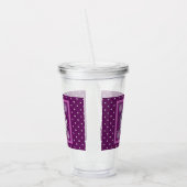 Kardinaal rode Rosace Acryl Drinkbeker (Links)