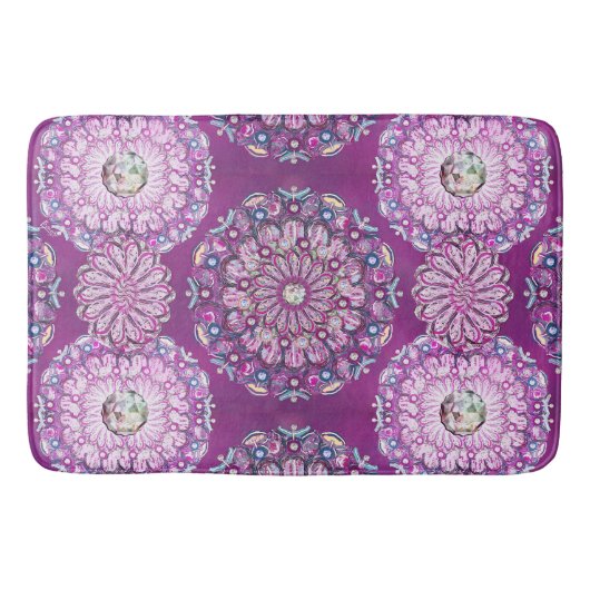 Kardinaal rode Rosace Badmat (Voorkant)