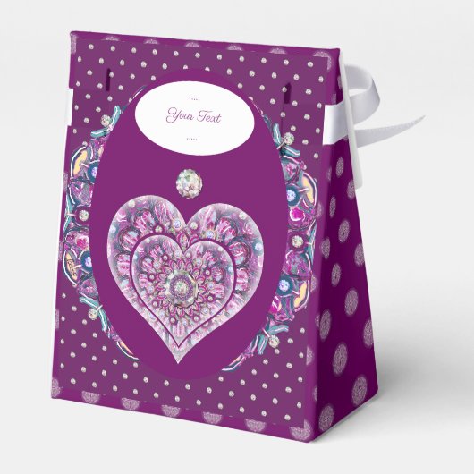 Kardinaal rode Rosace Bedankdoosjes (Achterkant)