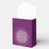 Kardinaal rode Rosace Bedankdoosjes (Geopend)