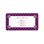 Kardinaal rode Rosace Etiket (Voorkant)