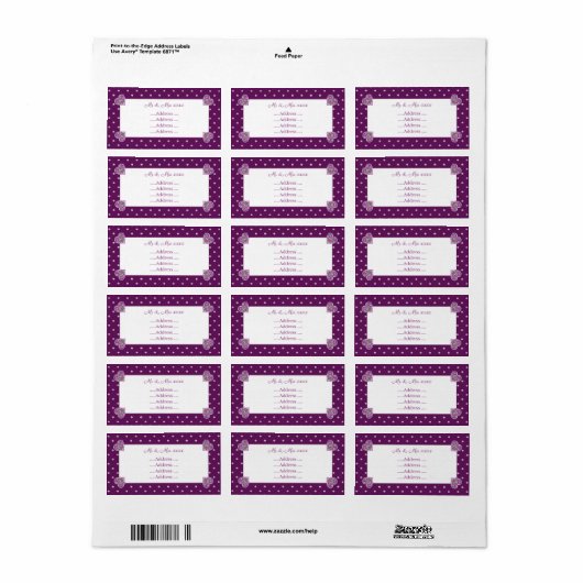 Kardinaal rode Rosace Etiket (Full Sheet)