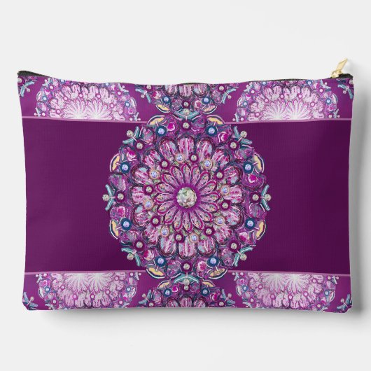 Kardinaal rode Rosace Etui (Achterkant)