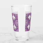 Kardinaal rode Rosace Glas (Links)