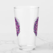 Kardinaal rode Rosace Glas (Links)