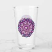 Kardinaal rode Rosace Glas (Voorkant)