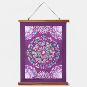 Kardinaal rode Rosace Hangend Wandkleed