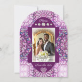 Kardinaal rode Rosace Kaart (Voorkant)