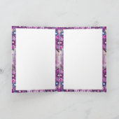 Kardinaal rode Rosace Kaart (Binnen)