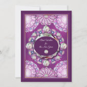 Kardinaal rode Rosace Kaart (Voorkant)