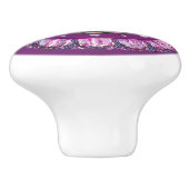 Kardinaal rode Rosace Keramische Knop (Zijkant)