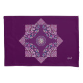 Kardinaal rode Rosace Kussensloop (Voorkant)