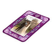 kardinaal rode rosace magneet (Linkerzijde)