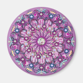 Kardinaal rode Rosace Magneet