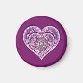 Kardinaal rode Rosace Magneet (Voorkant)