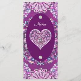 Kardinaal rode Rosace Menu