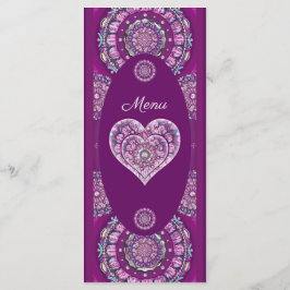 Kardinaal rode Rosace Menu