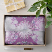 Kardinaal rode rozenkrans & sneeuwvlok tissuepapier (Geschenk)