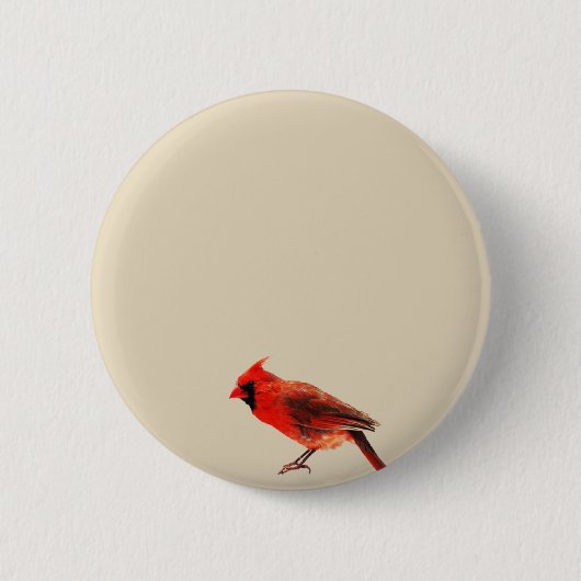 Kardinaal Ronde Button 5,7 Cm (Voorkant)