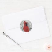 Kardinaal Ronde Sticker (Envelop)