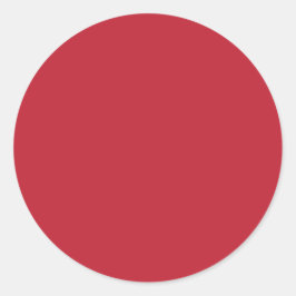 kardinaal rood-blanco ronde sticker