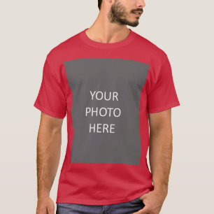 Kardinaal Rood Voeg je Afbeelding foto toe T-shirt