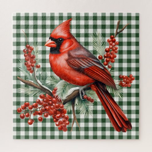 Kardinaal Sierkussen Legpuzzel (Verticaal)