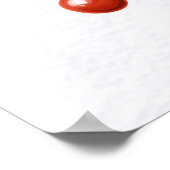 Kardinaal Sierkussen Poster (Hoek)