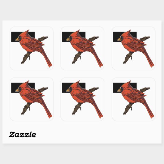 Kardinaal Sticker (Vel)