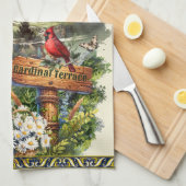 Kardinaal Terras Schilderachtig Mountain Keuken Ha Theedoek (Quarter Fold)