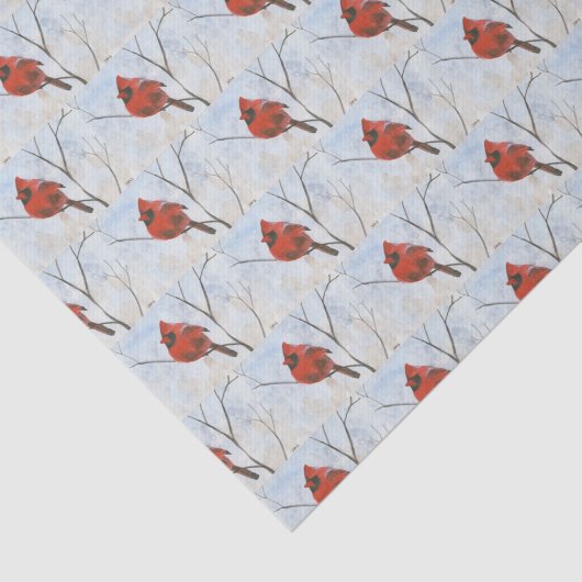 Kardinaal Tissuepapier (Detail)