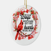 Kardinaal uit de hemel. Keramische ornament (Rechts)