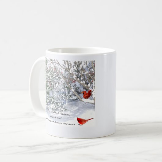 Kardinaal van de hemelmok koffiemok (Voorkant links)