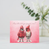 Kardinaal Verjaardag Kaart Hoe oud zei je dat je b (Staand voorkant)