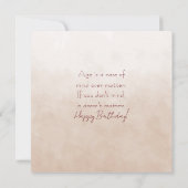 Kardinaal Verjaardag Kaart Hoe oud zei je dat je b (Achterkant)