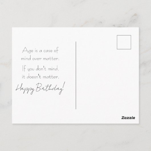 Kardinaal Verjaardag Kaart Hoe oud zei je dat je b (Achterkant)